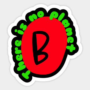 PLANET B 10 Sticker